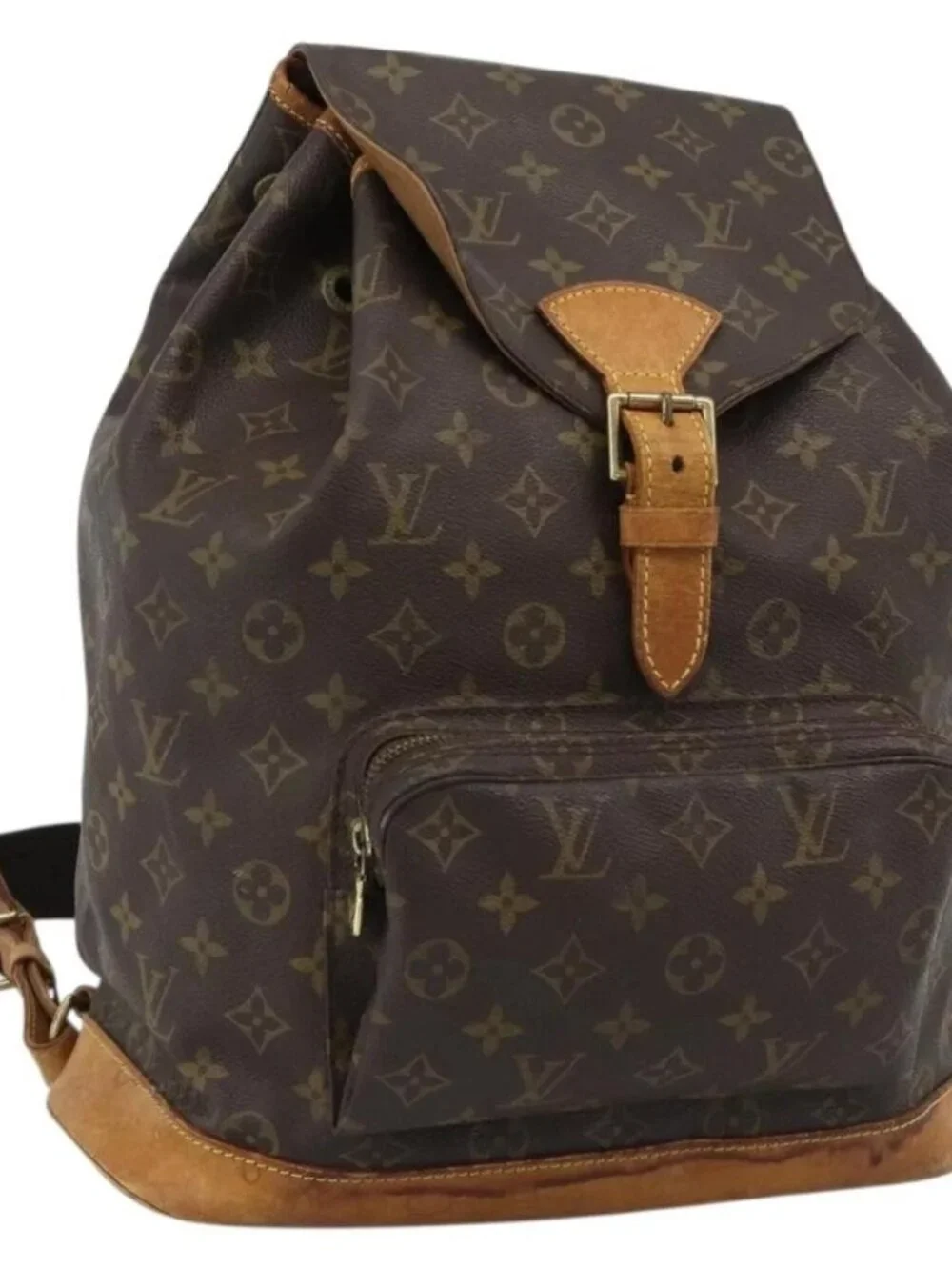 LOUIS VUITTON Monogram Montsouris GM Backpack M51135 LV Auth ka4969